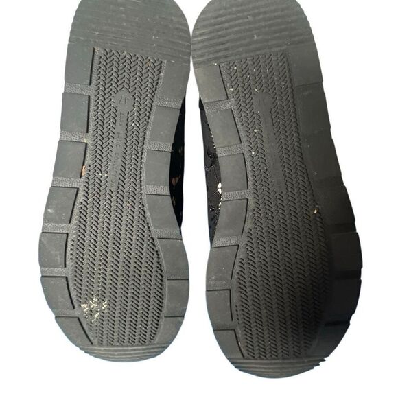 Zara Basic Black Lace Satin Sneakers Size 37 6.5 - Picture 8 of 12